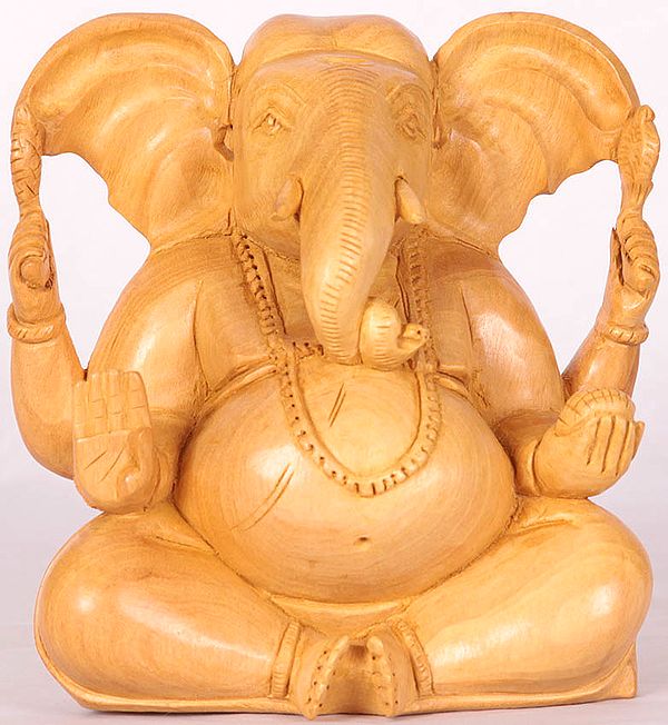 Seated Ganesha with Large Ears