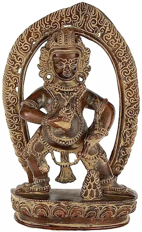 Kubera Brass Sculpture | Tibetan Buddhist Deity Statue