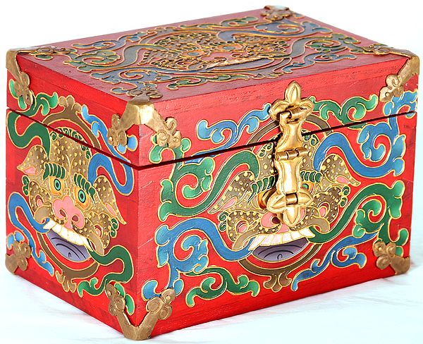Ritual Box Handcrafted at the Norbulingka Institute