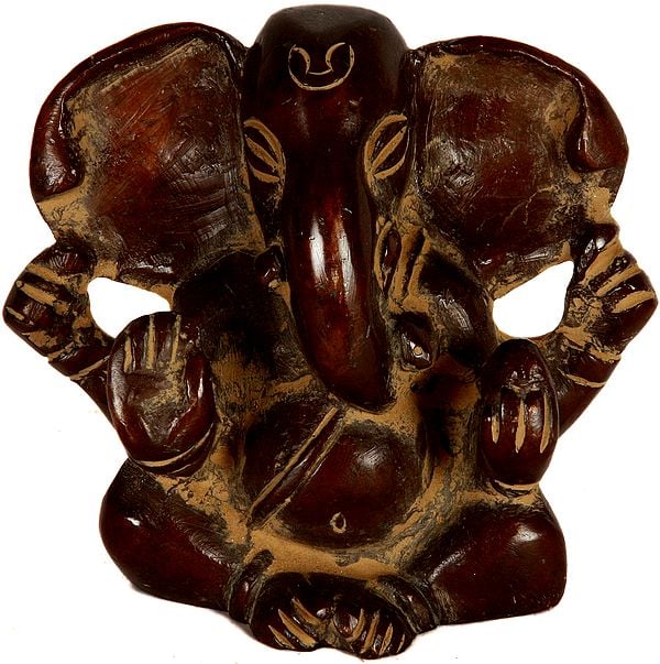 3" Brass Lord Ganesha Idol with Large Ears | Handmade | Made in India
