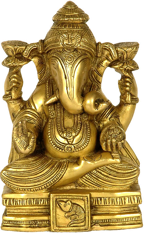Seated Blessing Ganesha
