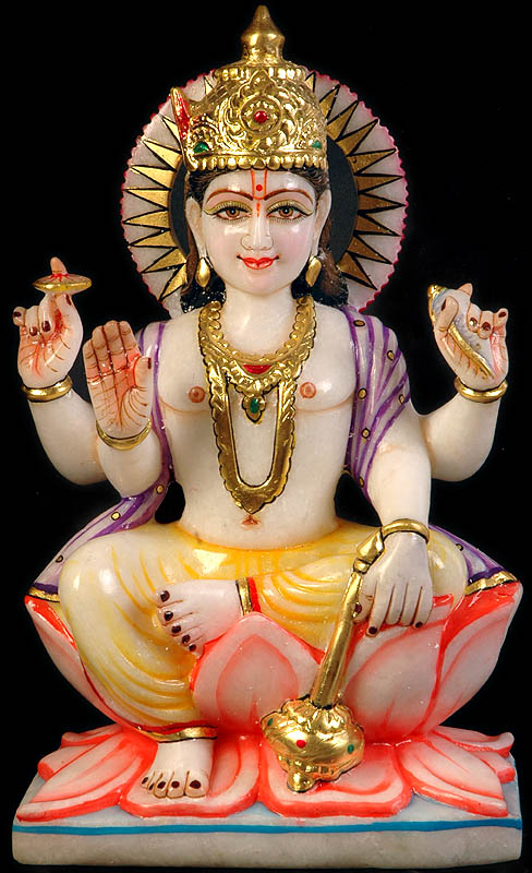 Seated Blessing Vishnu
