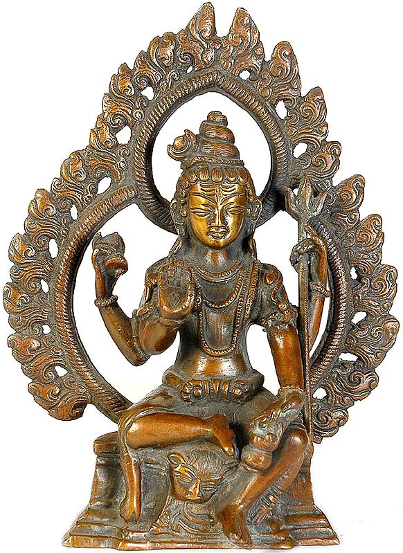 Seated Shiva with Wisdomfire Aureole