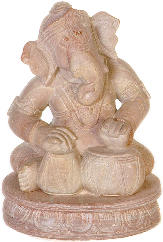 Shri Ganesha As Drummer (Playing the Tabla)