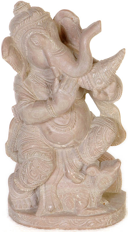 Shri Ganesha Blowing a Conch