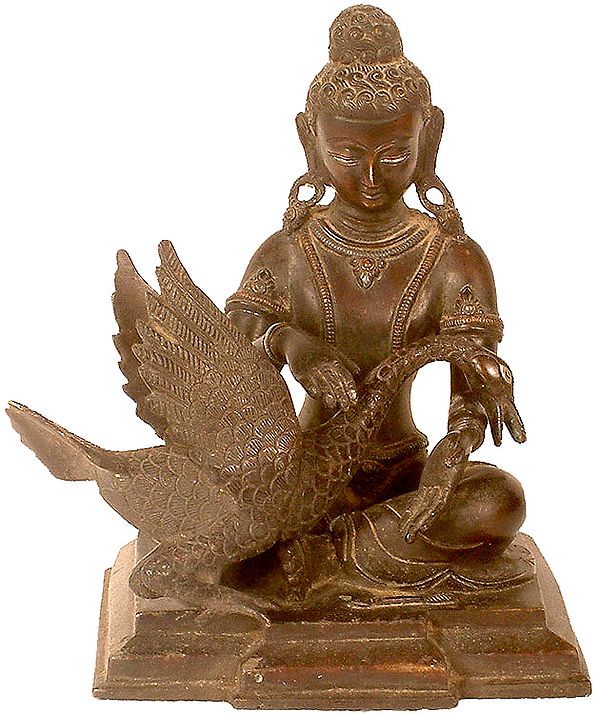 Siddhartha Nursing the Wounded Swan (Kindness Personified)