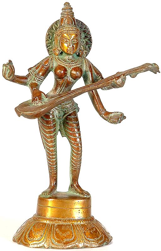 Standing Saraswati