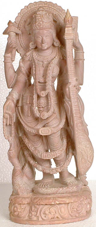 Standing Serene Saraswati