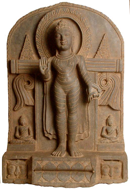Stele with Three Buddhas