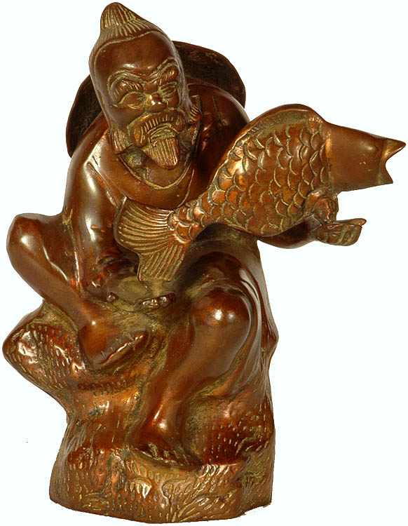 The Great Siddha Tilopa with Fish