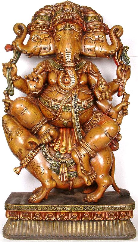 Trimukhi Ganesha