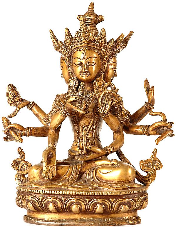 (Tibetan Buddhist Deity) Ushnishvijaya - Goddess of Long Life