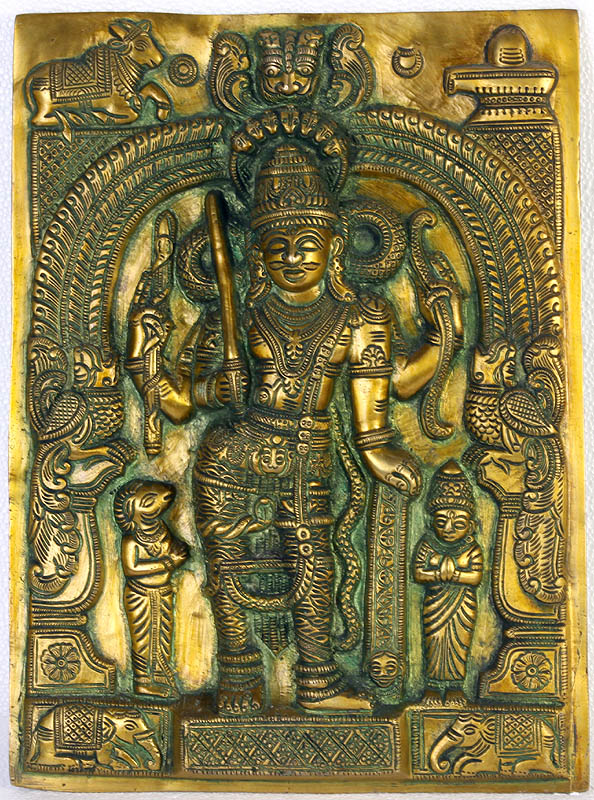 Virabhadra - Shiva's Most Trusted Guard (Wall Hanging)