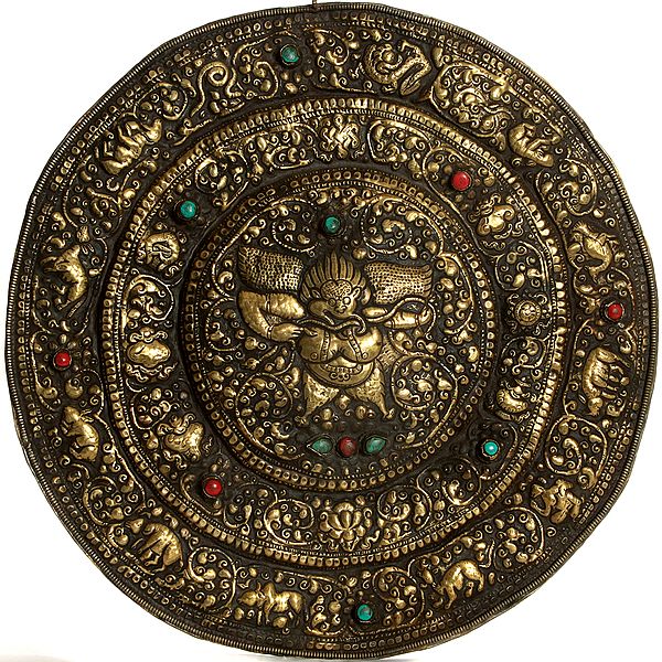 Wall Hanging Plate with Garuda