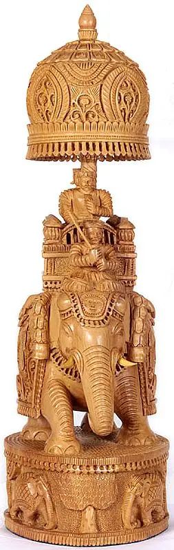 King Seated on His Royal Elephant