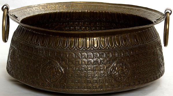 Ashtamangala Large Ritual Bowl
