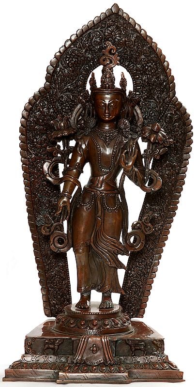 Padmapani Avalokiteshvara with Floral Aureole