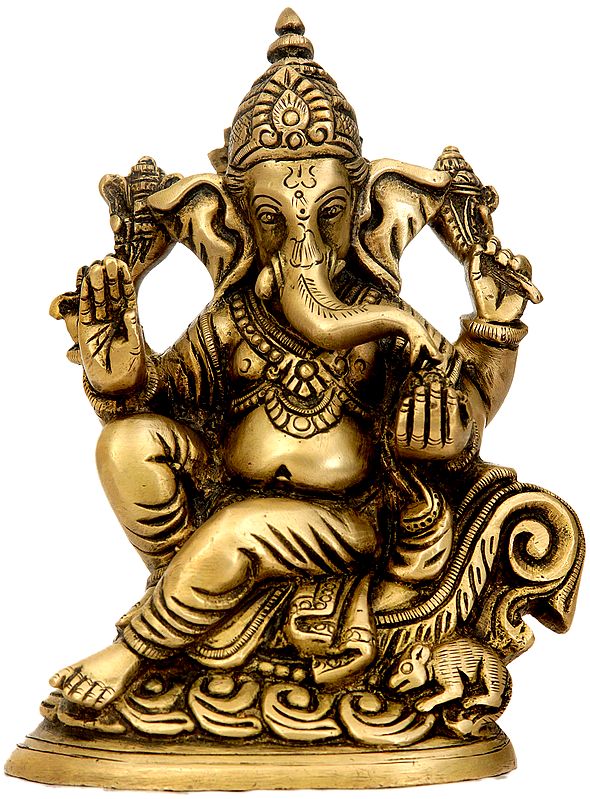 Lord Ganesha Blessing His Devotees
