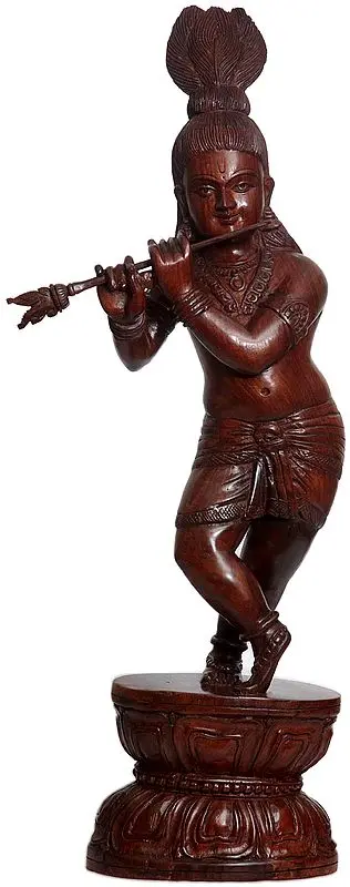 Fluting Krishna