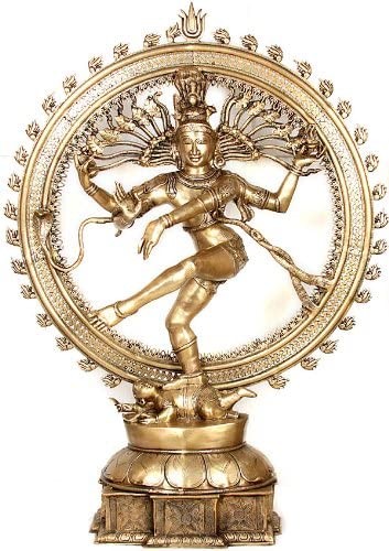 54" Nataraja (Large Sculpture) In Brass | Handmade | Made In India