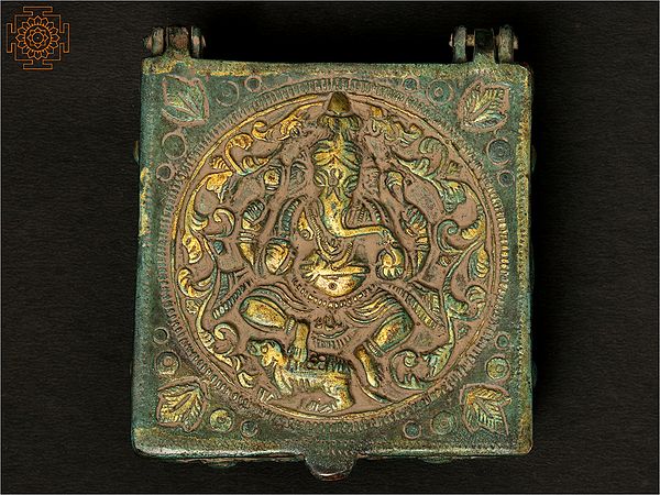 4" Lord Ganesha Box In Brass | Handmade | Made In India