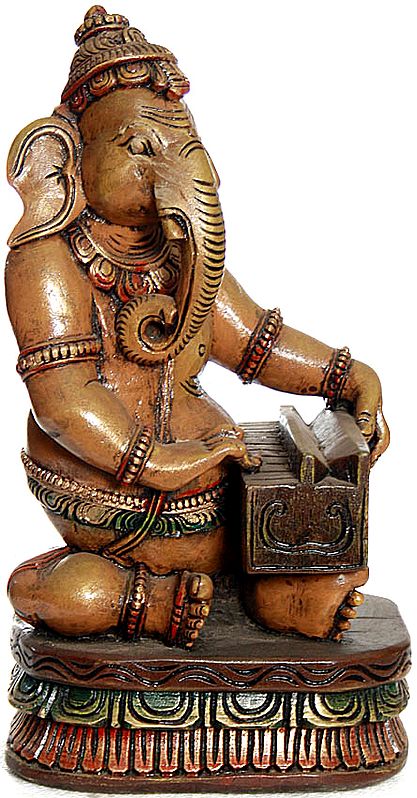 Lord Ganesha Plays Harmonium