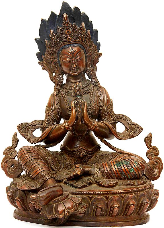 Tantric Form of  Green Tara with Phurpa