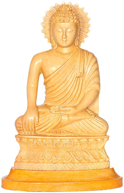 Seated Buddha in Earth Witness Gesture
