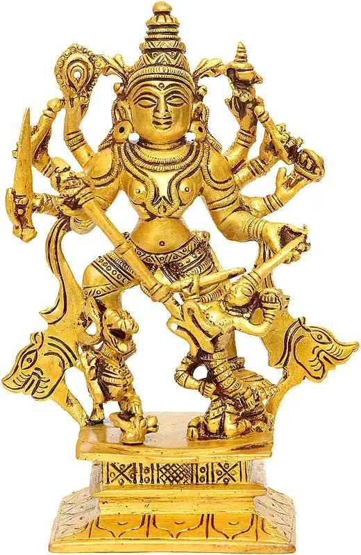 Goddess Durga Slaying the Demon Mahishasur
