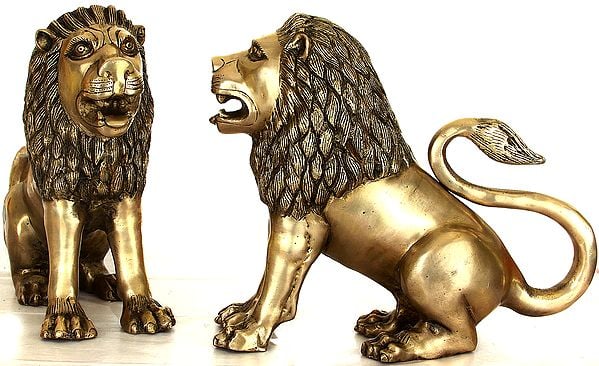 Pair of Lions, The Theme of Tales and Legends