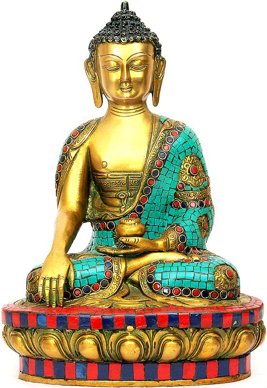 Buddha Seated in Earth Witness Gesture