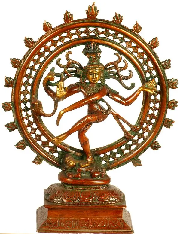 11" Nataraja In Brass | Handmade | Made In India