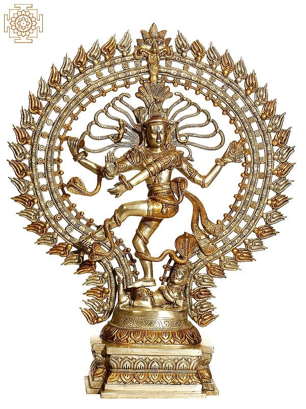 28" Large Size: A Majestic, Calm Disdain (For All Things Material) In Brass | Handmade | Made In India
