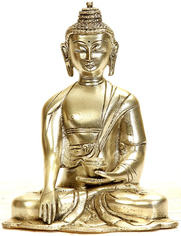 Lord Buddha Seated in Earth Witness Gesture