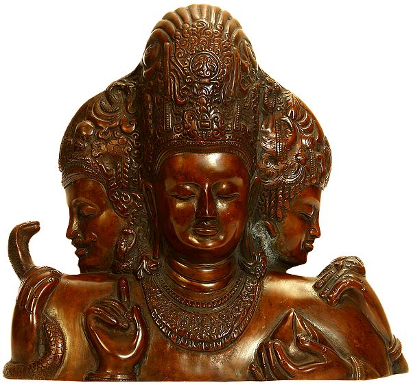 Trimurti (Brahma, Vishnu and Mahesha)