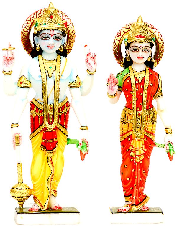 Lord Vishnu with Lakshmi Ji