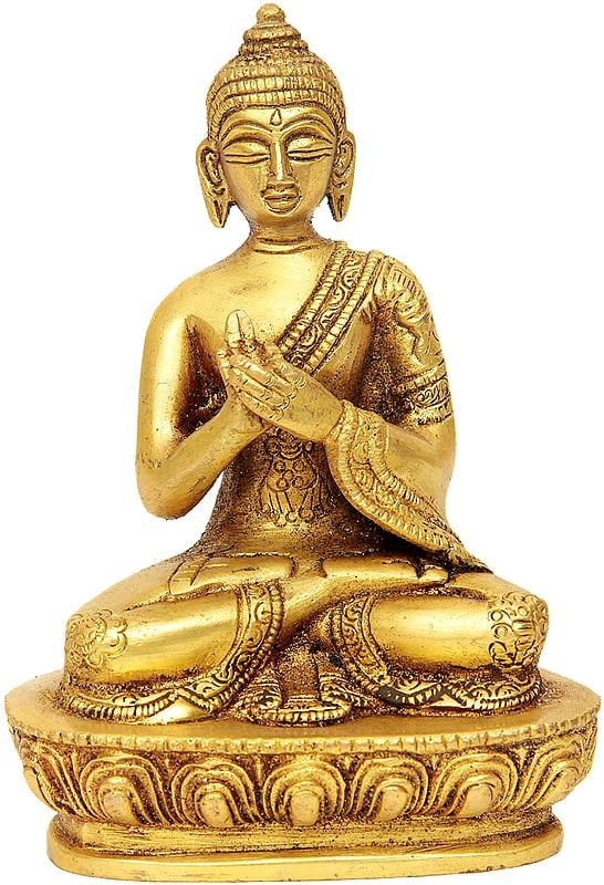 The Buddha Preaching His Dharma