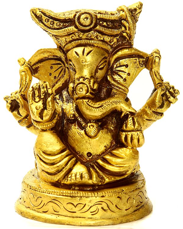 Turbaned Ganesha (Small Sculpture)