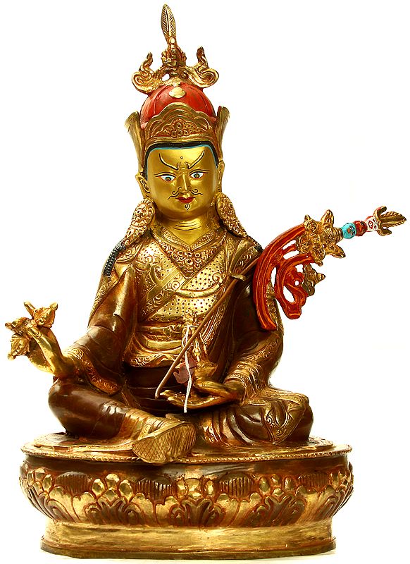 Guru Padmasambhava Holding the Vase of Immortality