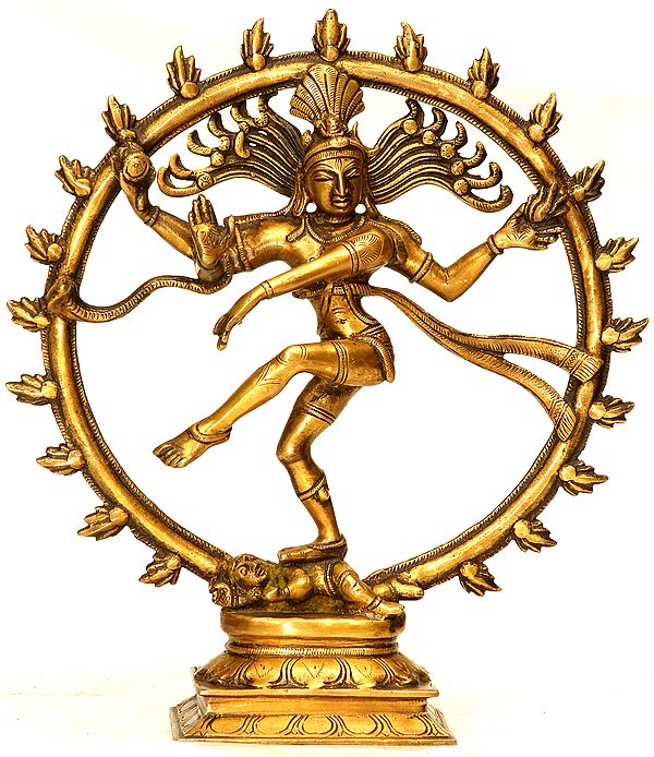 11" Nataraja In Brass | Handmade | Made In India