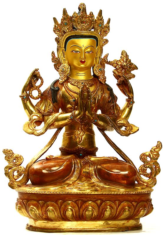 Chenrezig (Shadakshari Lokeshvara Tibetan Buddhist Deity)