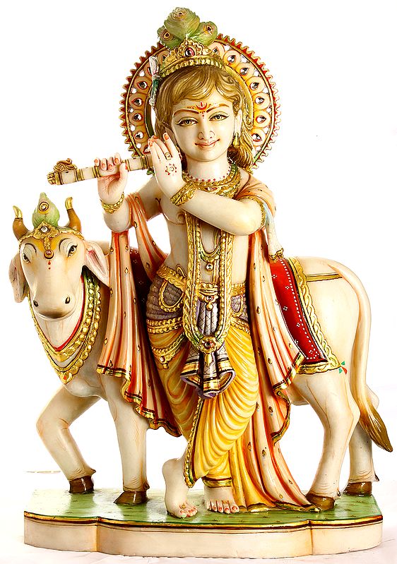 Venugopala (Murali Krishna with His Cow)
