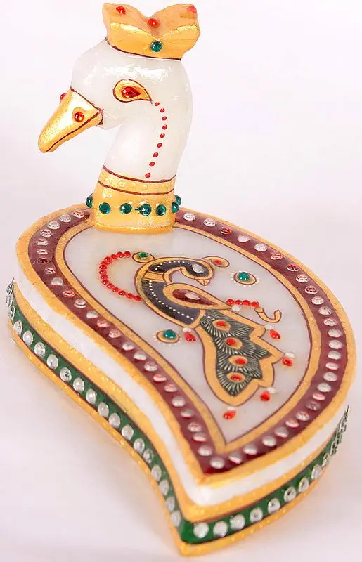 Decorative Peacock Box