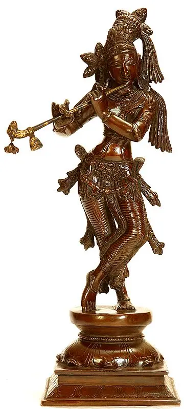 Fluting Krishna