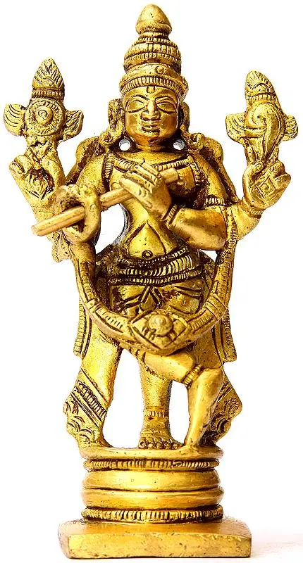 Fluting Krishna (Small Sculpture)