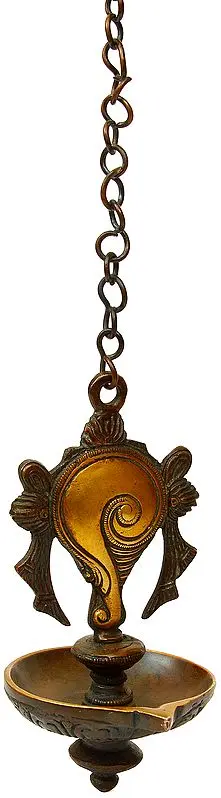 Vaishnava Tilak Mark Wall Hanging Lamp