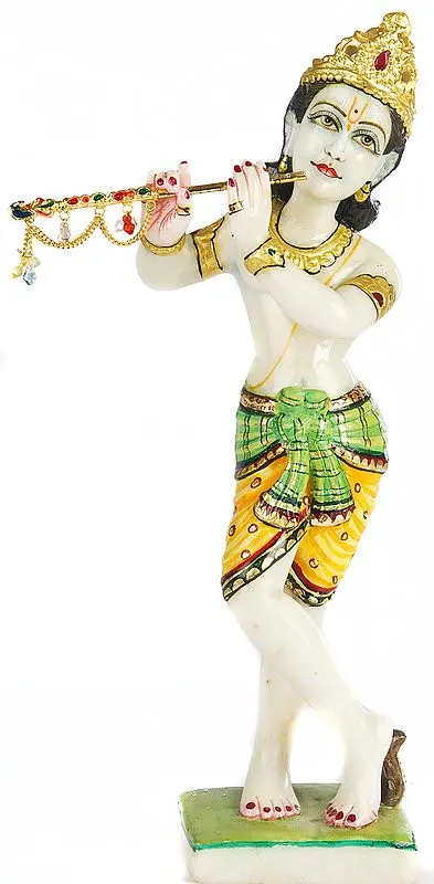 Fluting Krishna