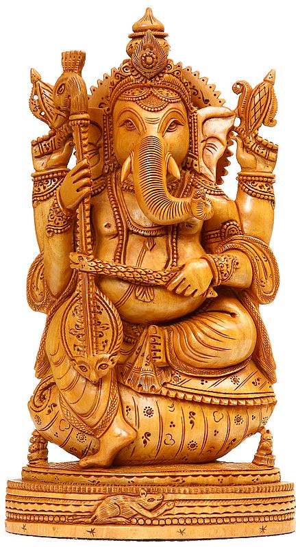 Lord Ganesha Playing Guitar
