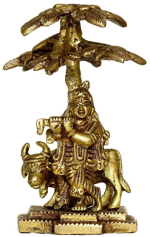 Venugopala Under Kadamba Tree (Small Sculpture)