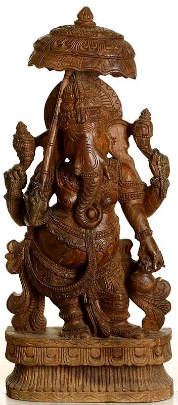 Parasol-carrying Ganesha